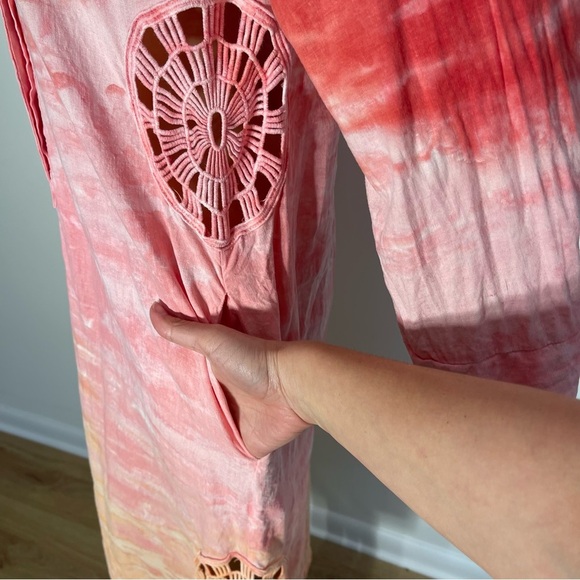 Young Fabulous & Broke Pebble Beach Ombre linen blend Dress Women’s Size Small - Picture 5 of 11